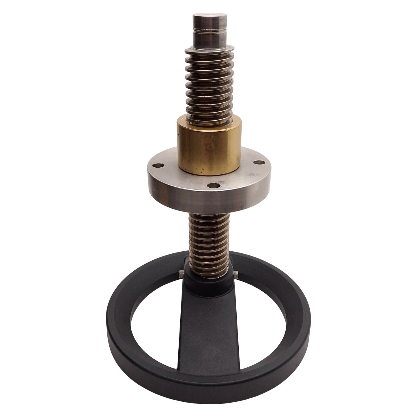 Used Acme Lead Screw Assembly, ø1-1/2in x 8in Thread, 4 TPI, ø8in Wheel, ø1in OD End