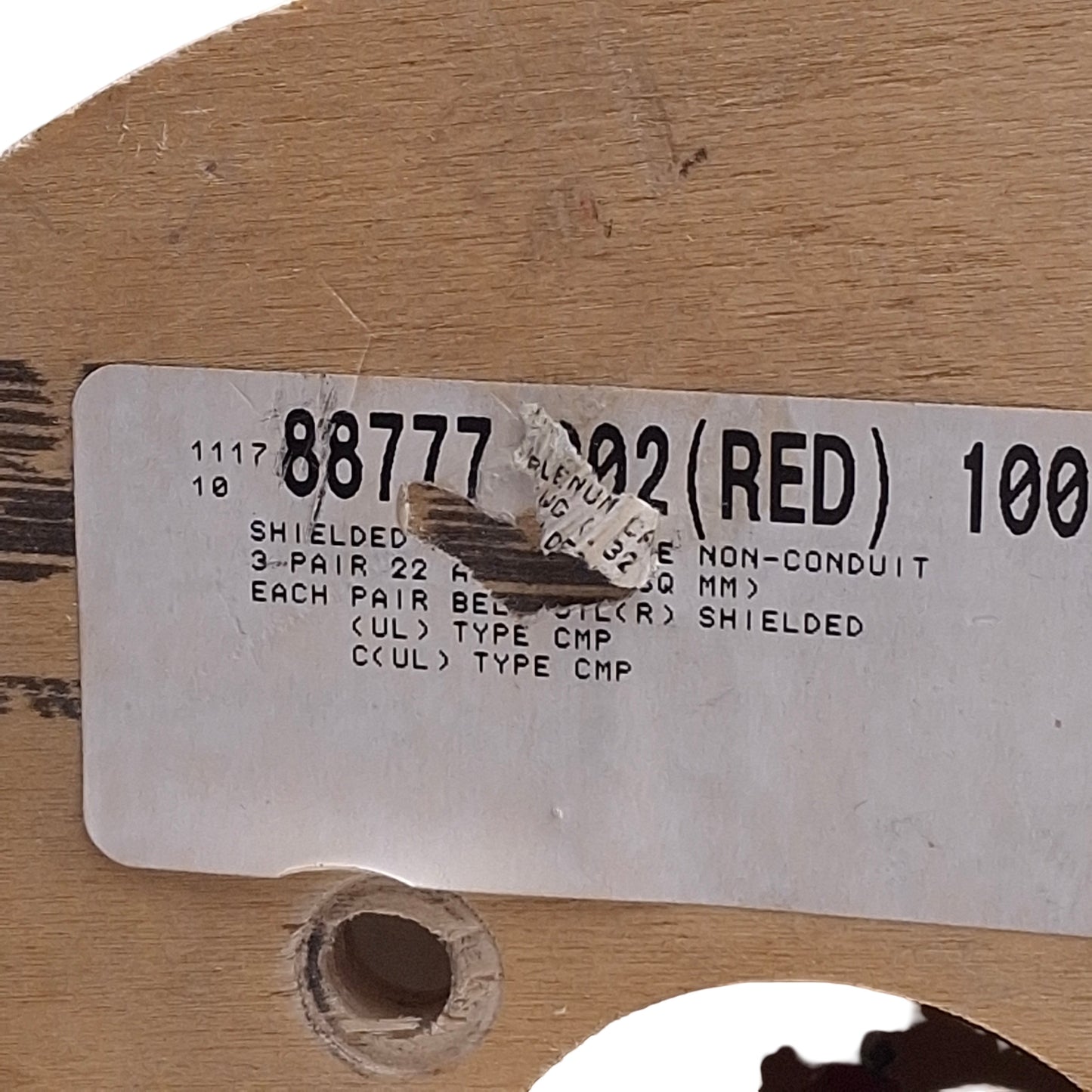 New – Open box Belden 88777 002100 Multiple Conductor Cable, ~95ft, 3-Pair 22AWG TC, 7x30 STR