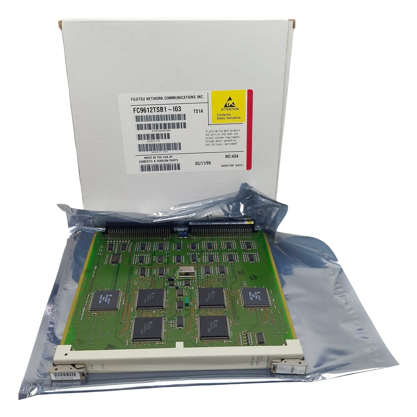 New Fujitsu FC9612TSB1-I03 TS1A Fibre Channel Switch Module Card, 12-Port 8Gbps