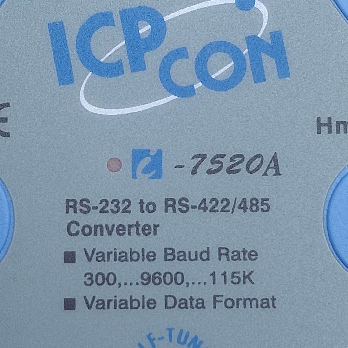 Used ICP DAS I-7520A Converter, RS-232 to RS-422/485, 300-115200bps Speed, 10-30VDC