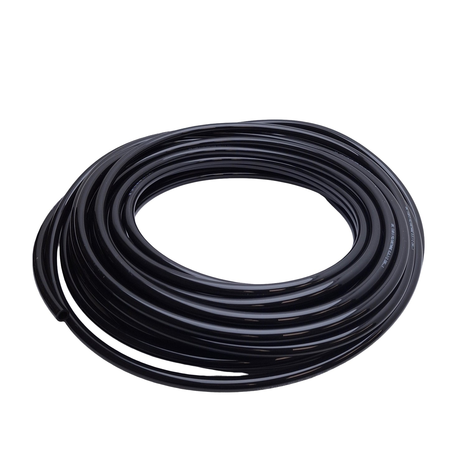 New – Open box SMC TIUB13B-20 Polyurethane Tubing, 1/2in OD x 0.33in ID, Black, 20 Meters