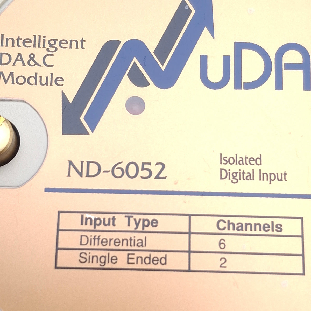 Used ADLINK ND-6052 8 Channel Digital Input Module 10-30VDC, 1.2kOhms Limit