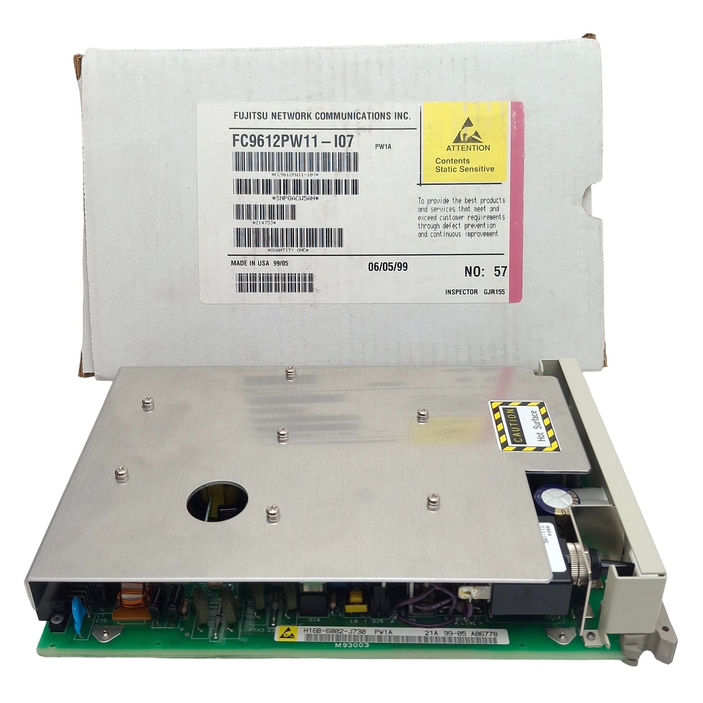 New Fujitsu FC9612PW11-I07 PW1A Power Unit Card, For FLM-50 Series