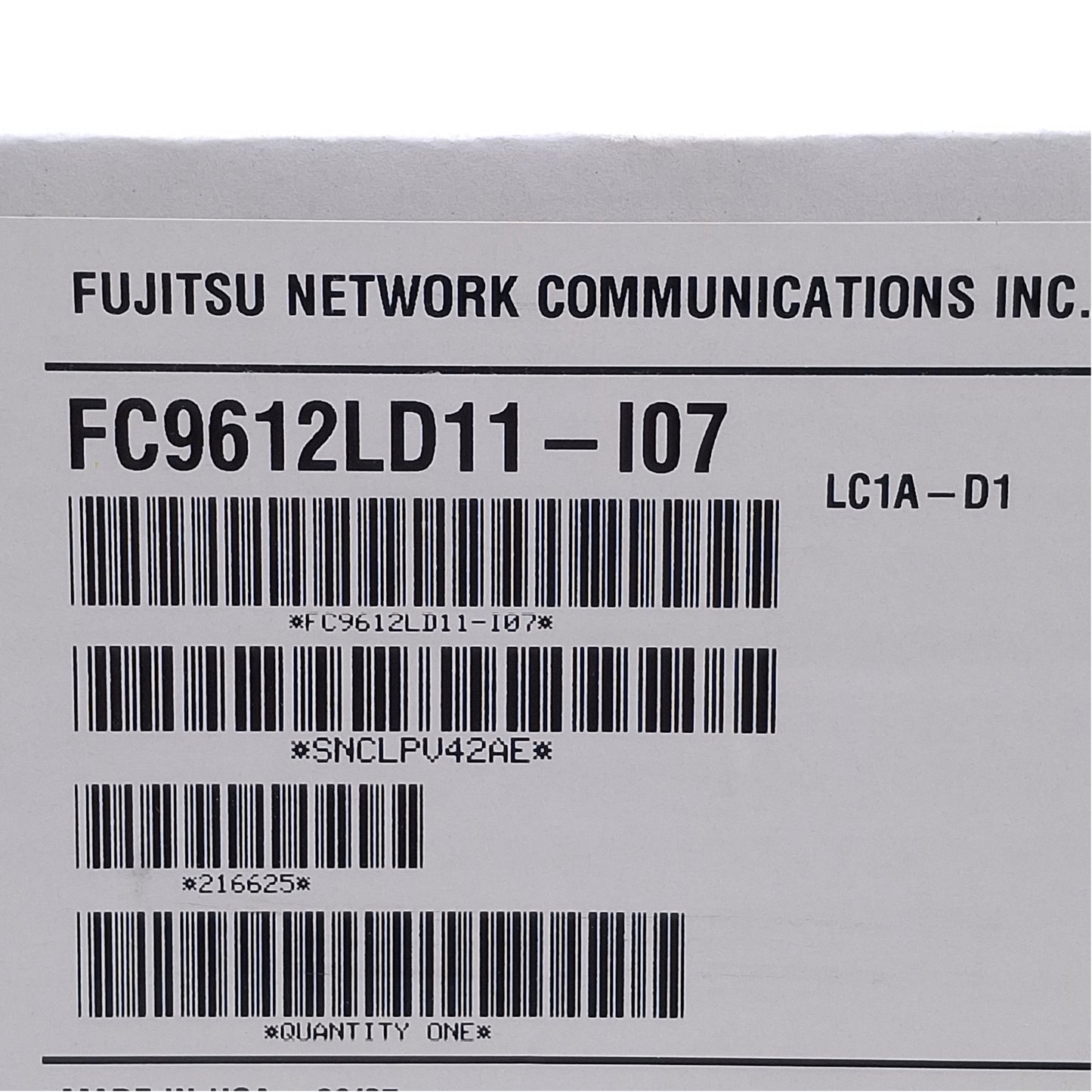 New Fujitsu FC9612LD11-I07 LC1A-D1 Low-Speed Channel Unit, For FLM 150 ADM System