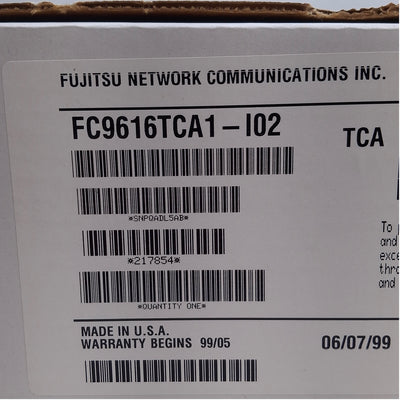 New Fujitsu FC9616TCA1-I02 TCA Timing Control And Access Unit For FLM 150 ADM System