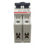 Used ABB S202UP-K15 Circuit Breaker, 2-Pole, 15A 480Y/277VAC, K-Curve, DIN Rail