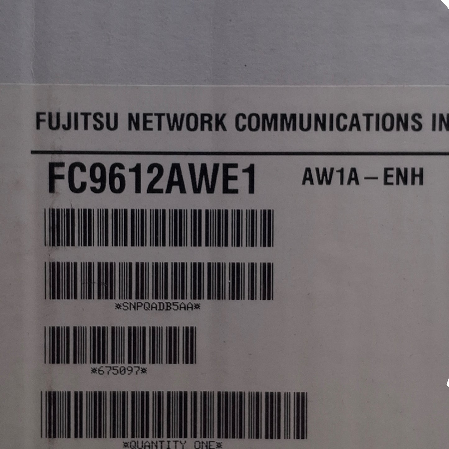 New Fujitsu FC9612AWE1 Alarm and Orderwire-Enhanced Module For FLM 150 ADM System
