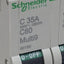 Used Schneider Electric 60150 Circuit Breaker, 2-Pole, 35A 240VAC/125VDC, DIN Rail