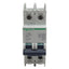 Used Schneider Electric 60150 Circuit Breaker, 2-Pole, 35A 240VAC/125VDC, DIN Rail