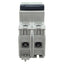 Used Schneider Electric 60150 Circuit Breaker, 2-Pole, 35A 240VAC/125VDC, DIN Rail