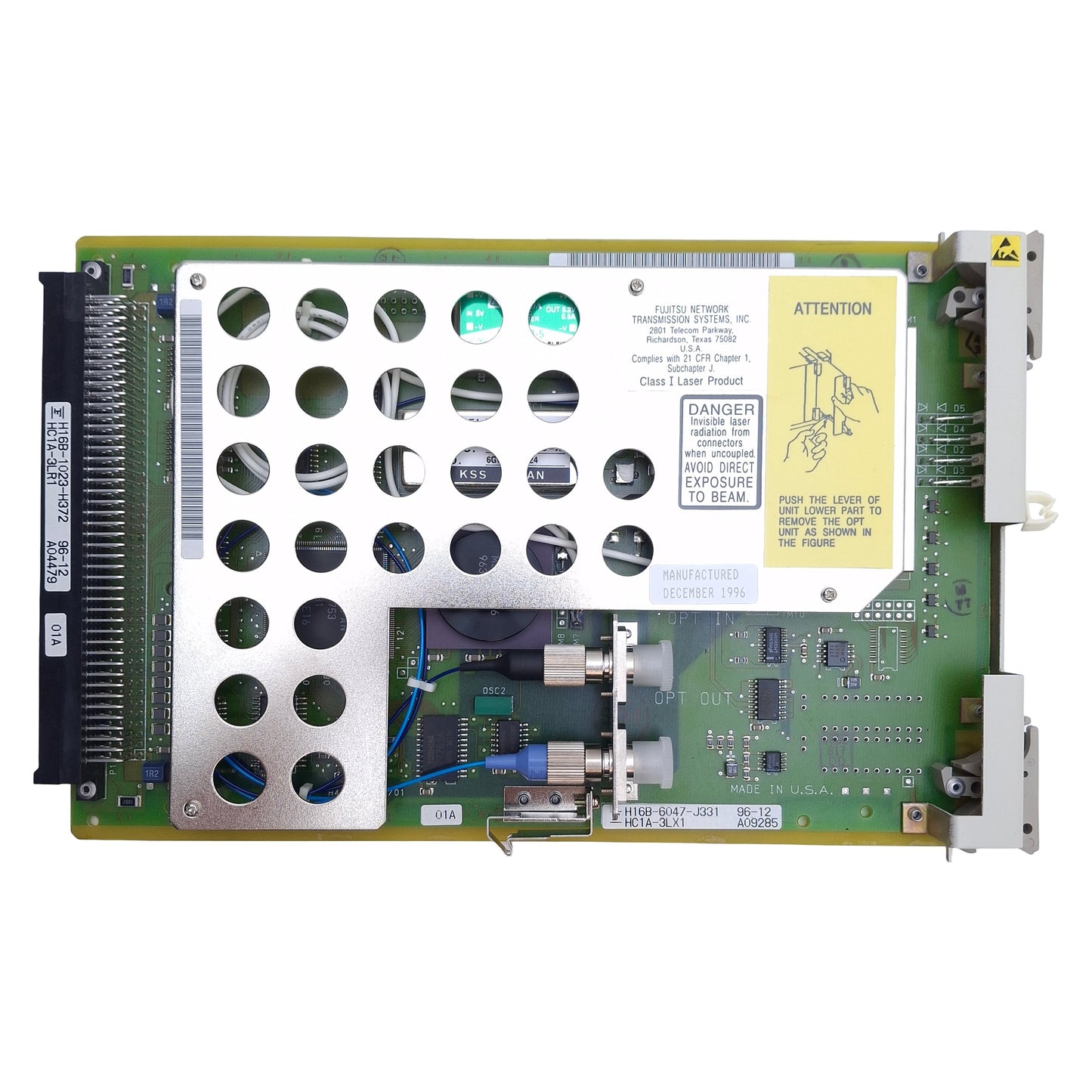 New Fujitsu FC9612H3L1-I04 High-Speed Channel Optical Unit For FLM 150 ADM System