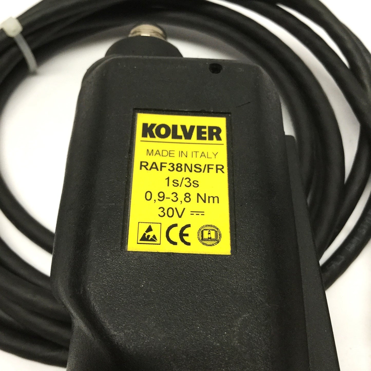 Used Kolver RAF38NS/FR Electric Torque Screwdriver w/EDU1FR Power Supply Control Unit