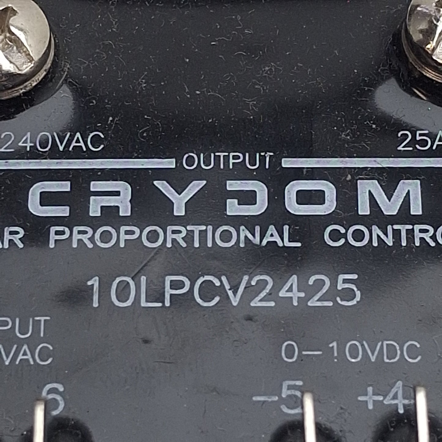 Used Crydom 10LPCV2425 Linear Proportional Controller 0-10VDC Control, 25A 240VAC Out