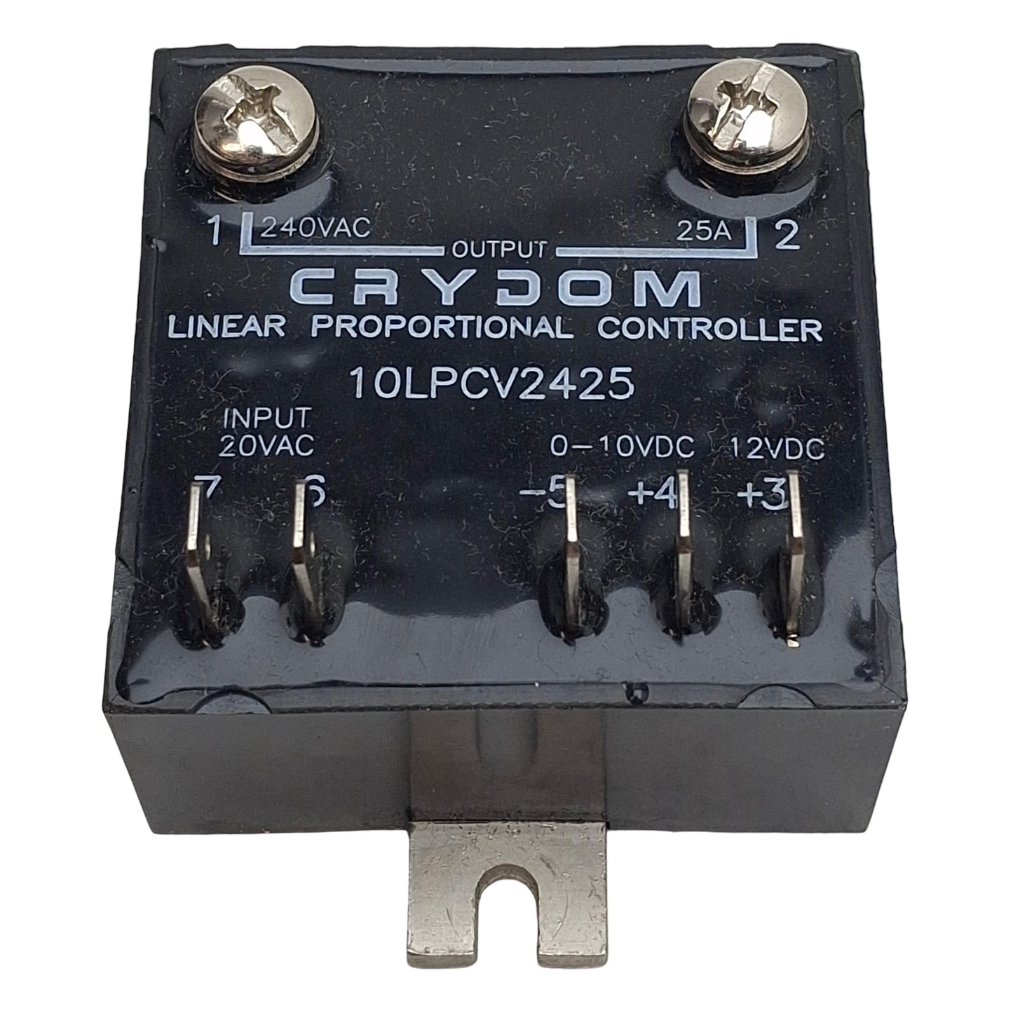 Used Crydom 10LPCV2425 Linear Proportional Controller 0-10VDC Control, 25A 240VAC Out
