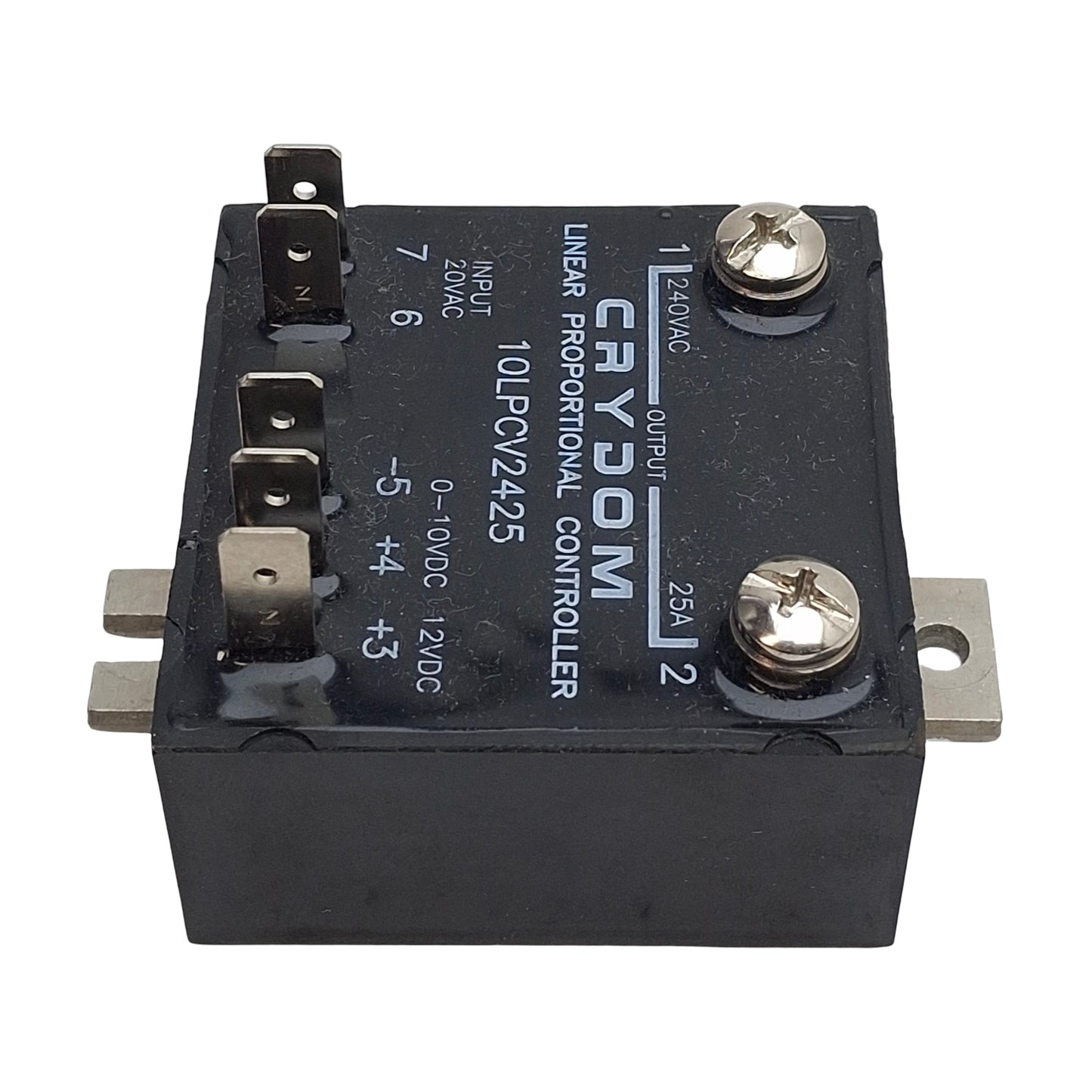Used Crydom 10LPCV2425 Linear Proportional Controller 0-10VDC Control, 25A 240VAC Out