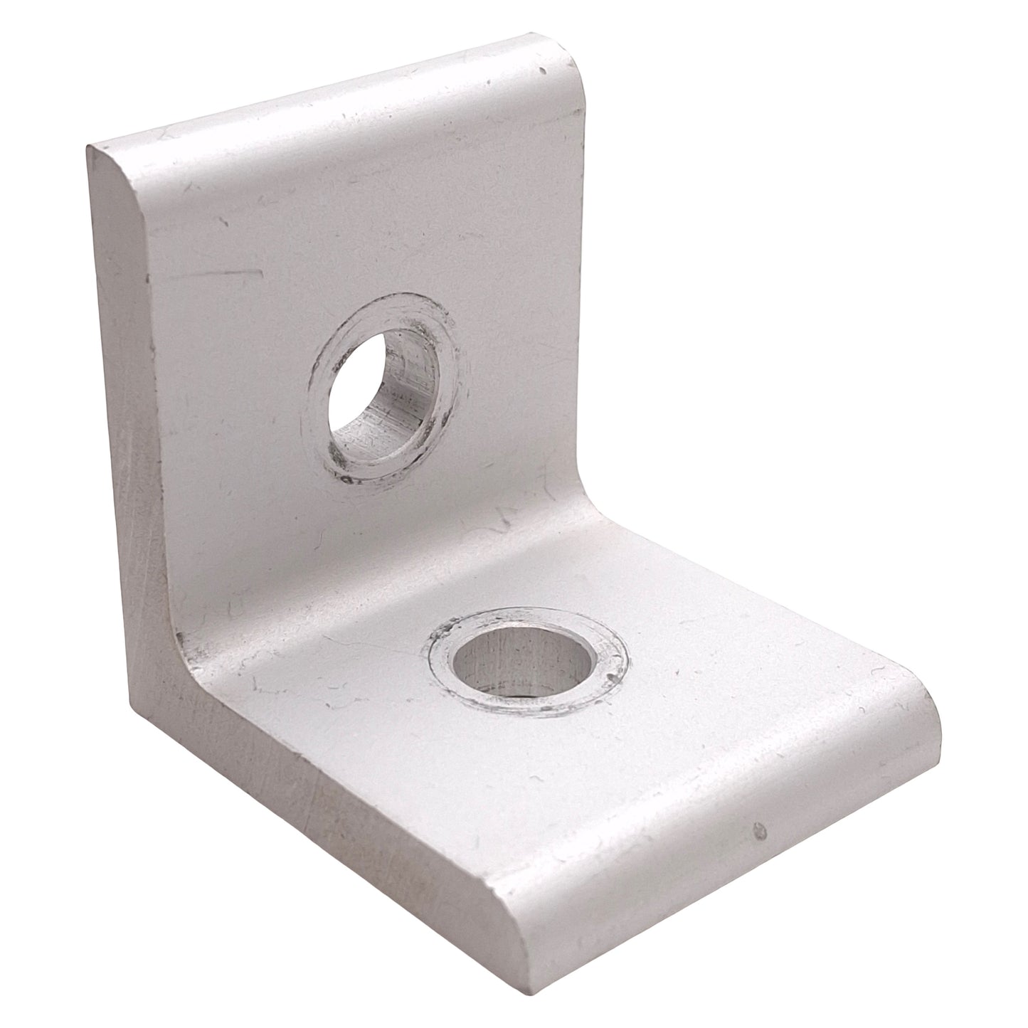 Used Lot of 10 80/20 40-4302 Inside Corner Bracket, 2-Hole, 40-Series, Aluminum