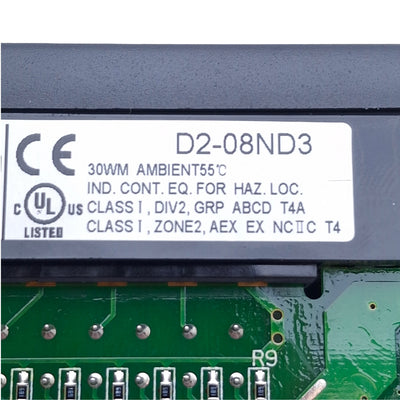Used Automation Direct D2-08ND3 Discrete Input Module 12-24VDC, 8 Points Per Common