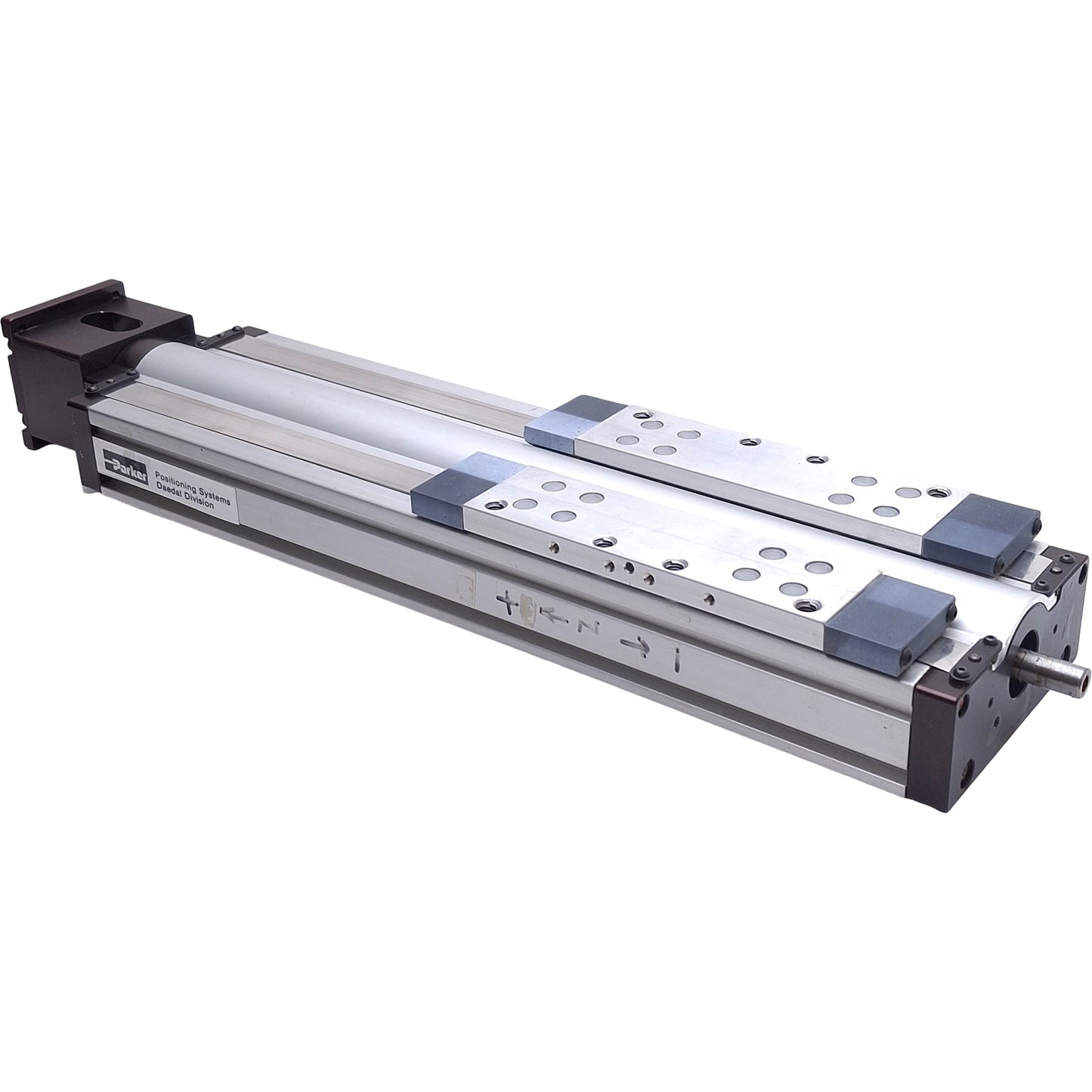 Used Parker 404150XRMSD2H1L1C1M3E5 Linear Actuator, 150mm Travel, *No Encoder*