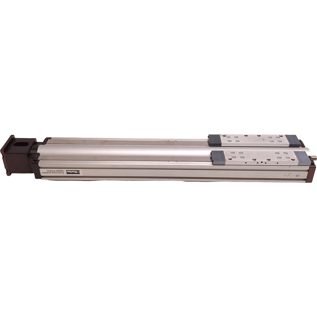 Used Parker 404300XRMSD2H1L1C1M3E5 Linear Actuator, 300mm Travel, *No Encoder*