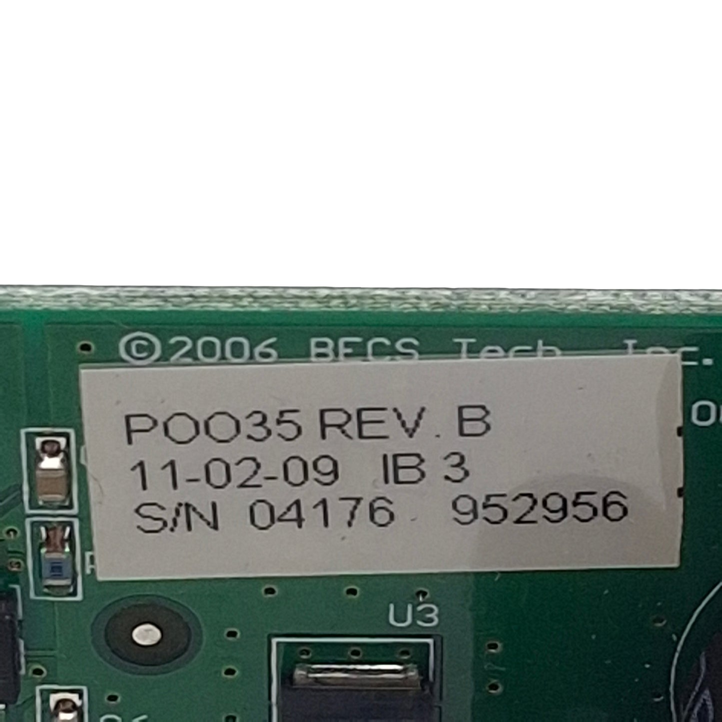Used Parker 952956 1200342 POO35 REV.B Sporlan IB3 Interface Board, 24VDC, SDR-3/X