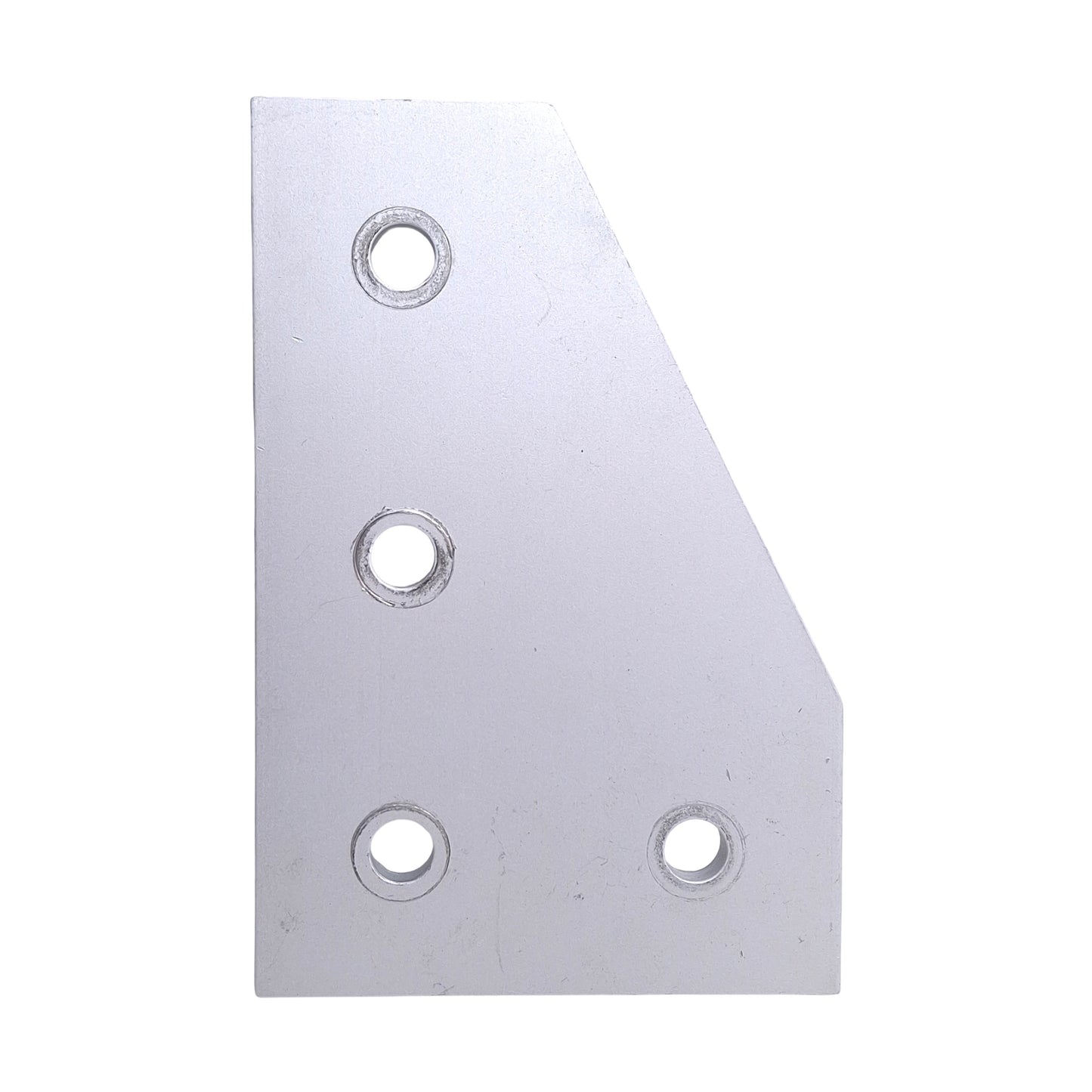 Used Lot of 4 80/20 40-4350 Aluminum 90 Degree Angled Flat Plate 40 Series 4 Hole
