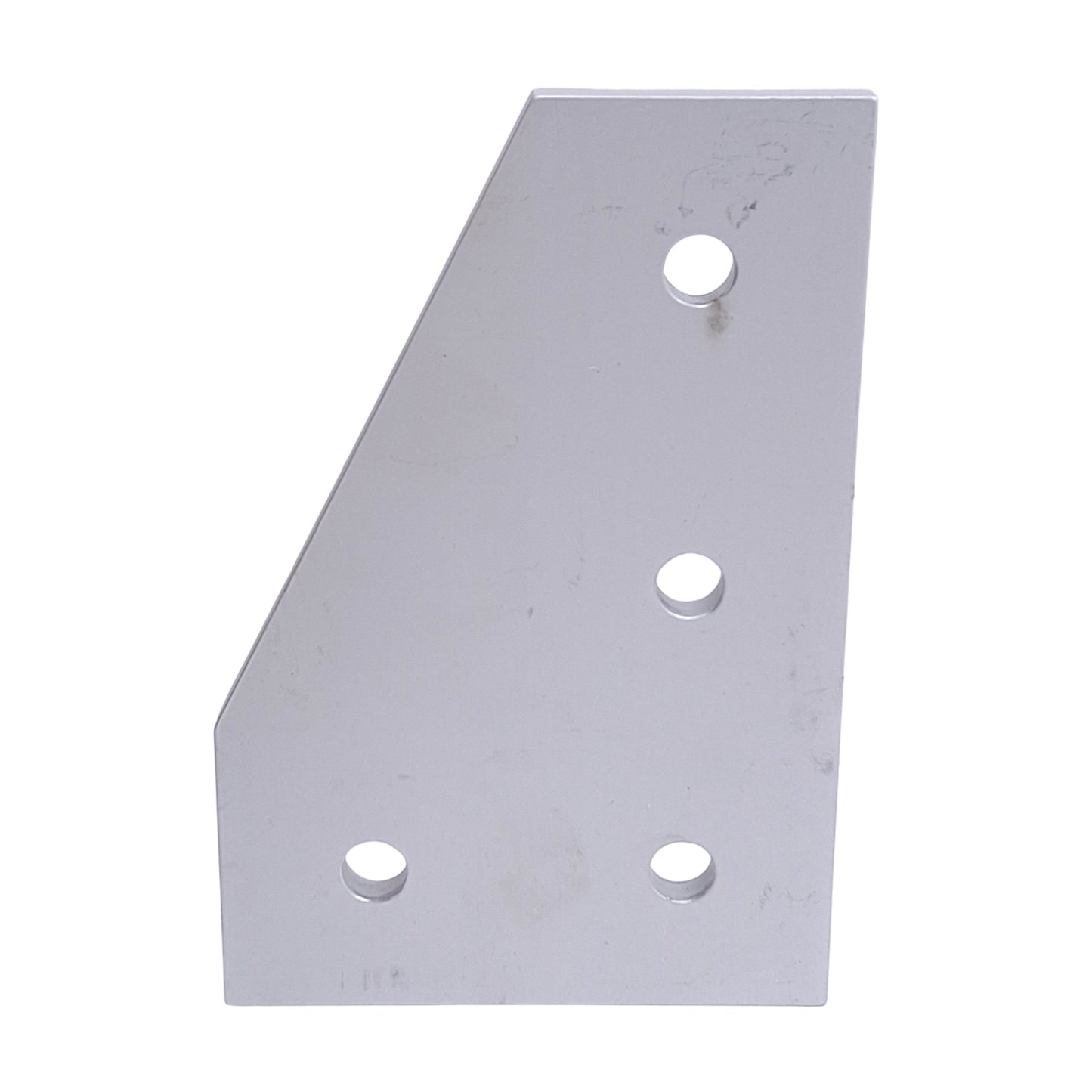 Used Lot of 4 80/20 40-4350 Aluminum 90 Degree Angled Flat Plate 40 Series 4 Hole