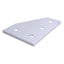 Used Lot of 4 80/20 40-4350 Aluminum 90 Degree Angled Flat Plate 40 Series 4 Hole