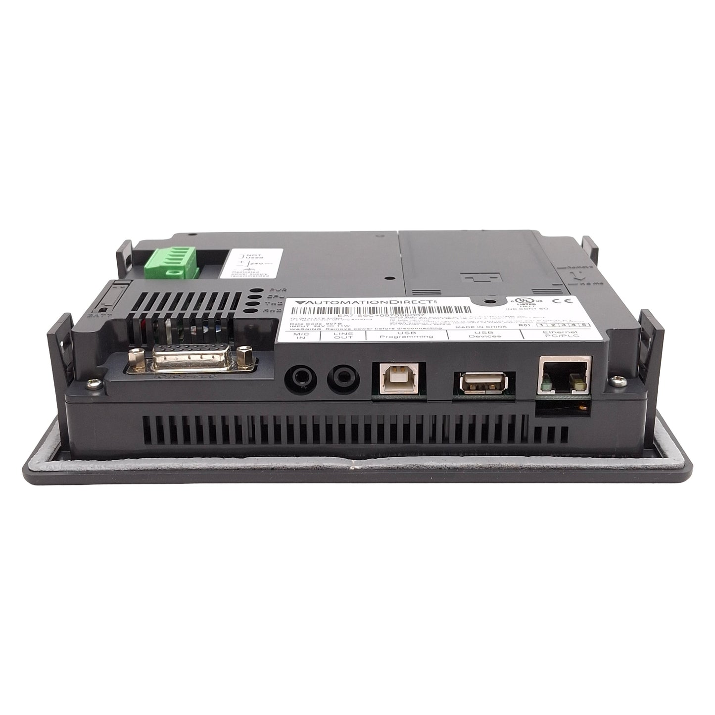 Used AutomationDirect EA7-S6C Touchscreen HMI, 6in Color STN, 24VDC *Scratches*
