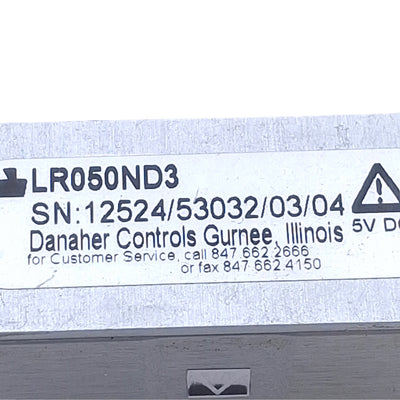 Used Danaher Controls LR050ND3 Linear Encoder 5VDC, 5µm Digital, DP9 Connector, 3m