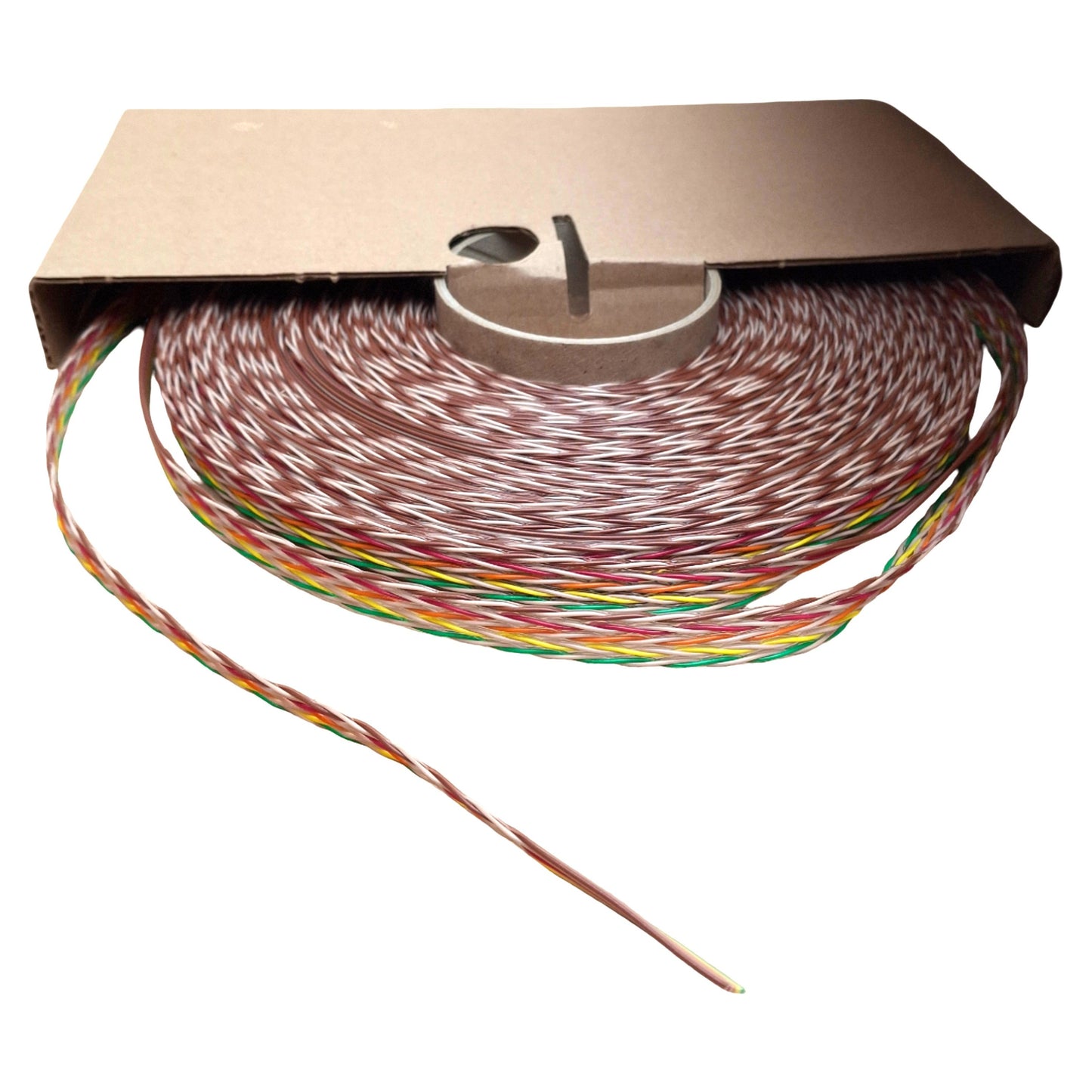 New 3M 1700/10SF Hook up & Lead Flat Cable, 100ft L x 0.50in W, 10-Con, 26AWG, 300V