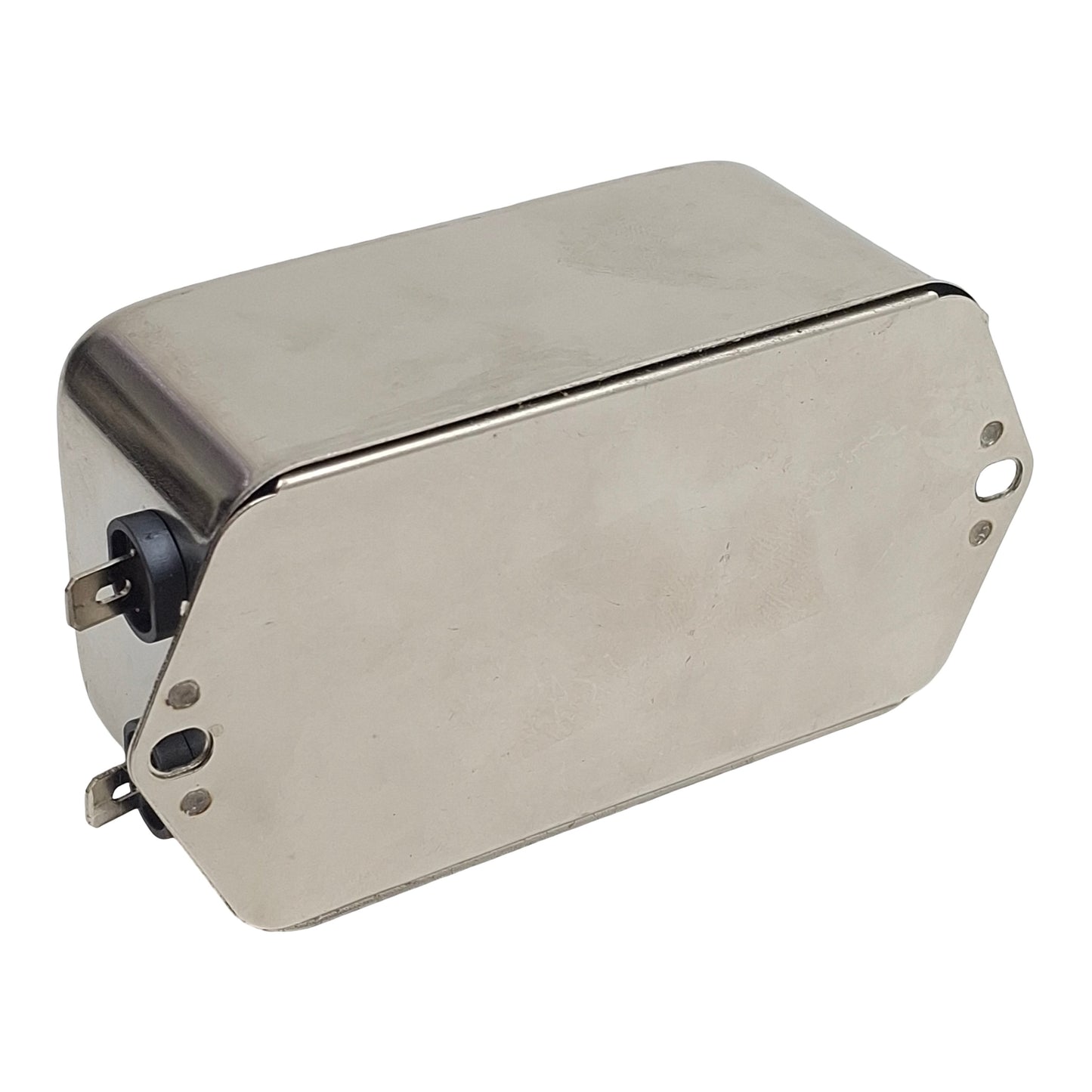 Used Schaffner FN2090BZ-10-06 Power Line Filter, 1-Phase, 10A 110/250VAC, Spade 0.25"