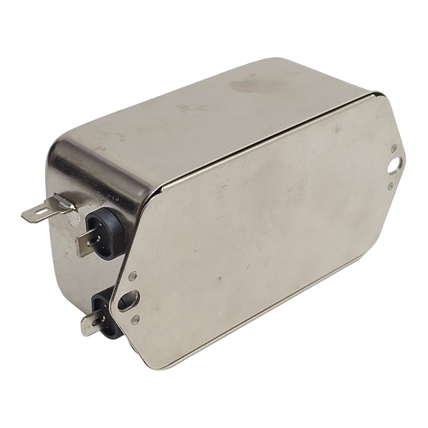 Used Schaffner FN2090B-10-06 Power Line Filter, 1-Phase, 10A 110/250VAC, Spade 0.25in