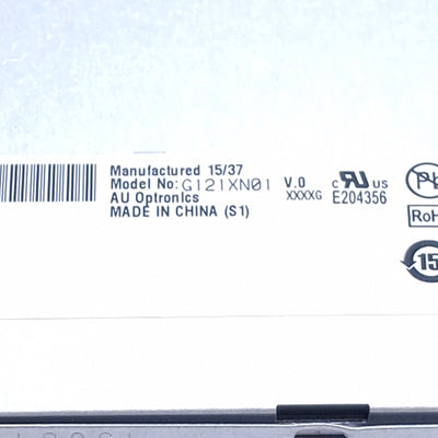 New – Open box AUO G121XN01 LCD Display TFT-LED, 12.1", 1024x768 Resolution, LVDS Connector