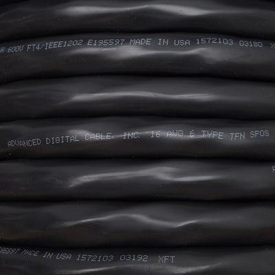 New Advanced Digital Cable 6606SPOS Tray Cable, 16AWG, 6 Pair, TC-ER-JP, 600V, 130ft