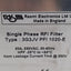 Used Rasmi 3G3JV PFI 1020-E RFI Filter, Single Phase, 20A 250VAC In, 7mA Leak