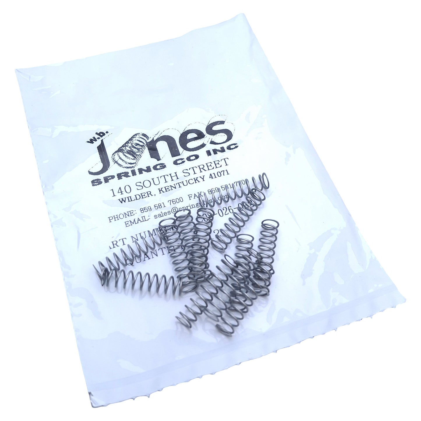 New Lot of 12 WB Jones C08-026-032 Compression Spring ø0.24in OD, ø0.18in ID, 1in