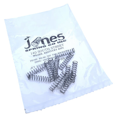 New Lot of 12 WB Jones C08-026-032 Compression Spring ø0.24in OD, ø0.18in ID, 1in