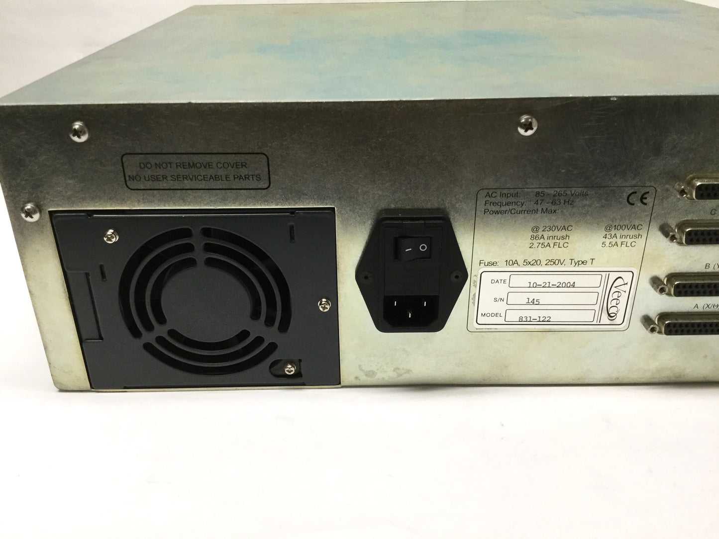 Used Veeco Wyko 831-122-R 24V Stage Driver X & Y-Axis NT3300 Optical Surface Profiler
