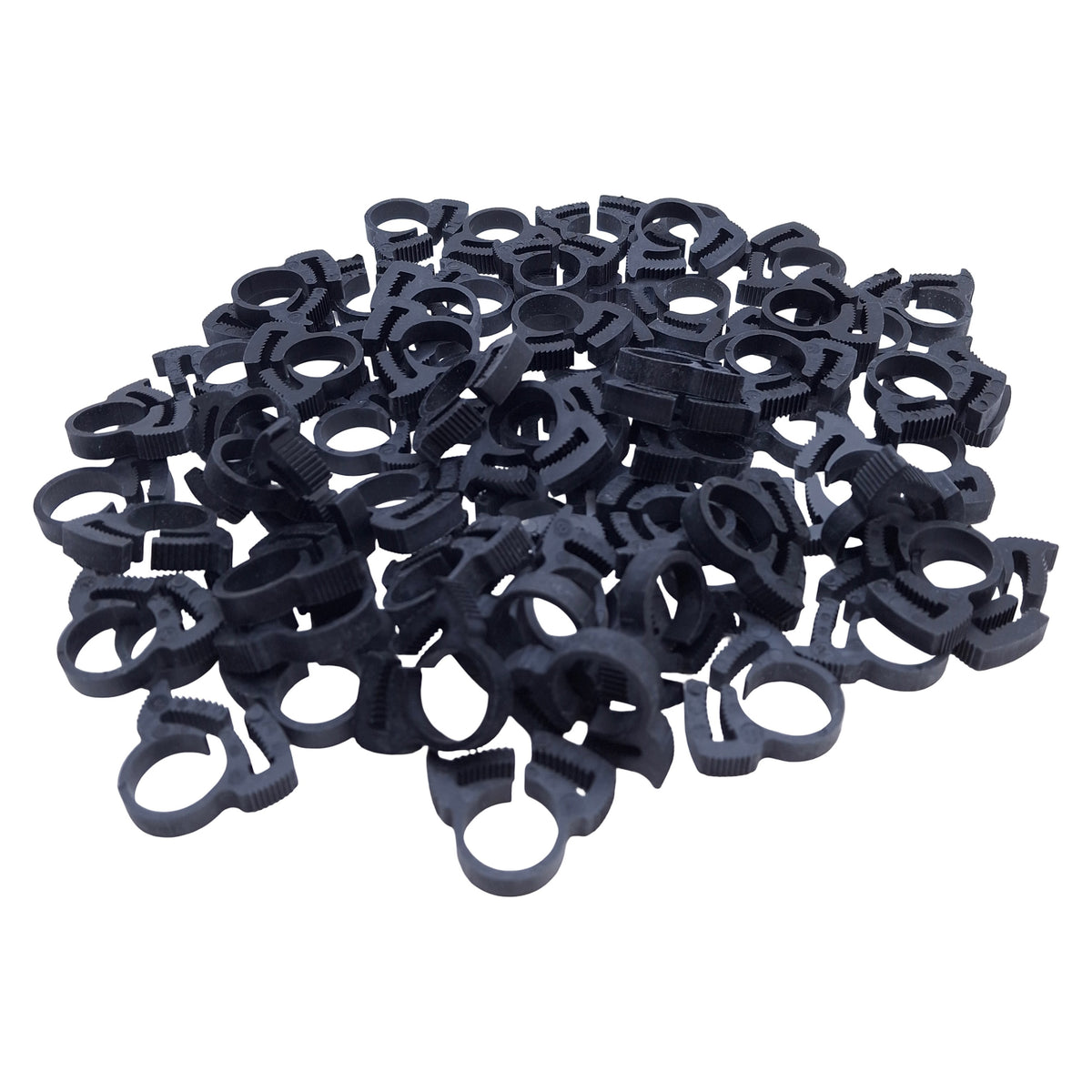 New – Open box Lot of 70 Herbie Clip HC-CC-PA66-BK Snap Fit Polymer Hose Clamp ø10.3-13.4mm ID