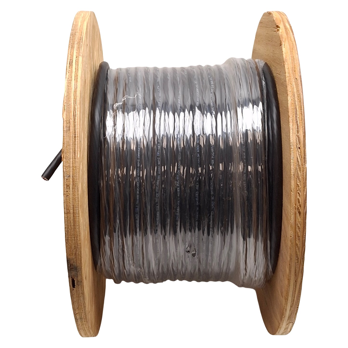 New Lake Cable V169S Shielded Tray Cable, 16AWG, 9C, TC-ER, PVC/Nylon, 600V, 250ft