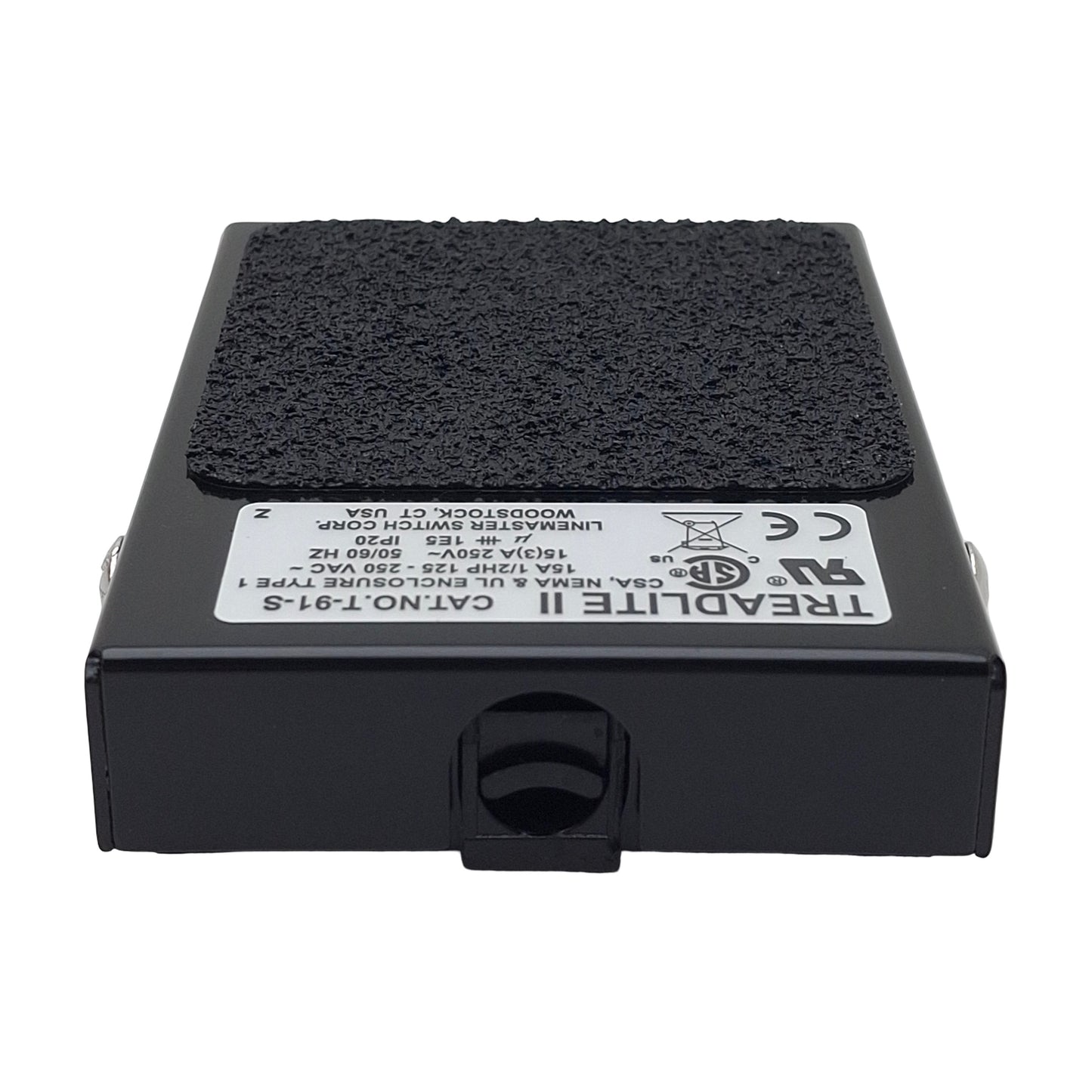 New Linemaster T-91-S Treadlite II Momentary Foot Pedal Switch 15A 125-250VAC, 1/2HP