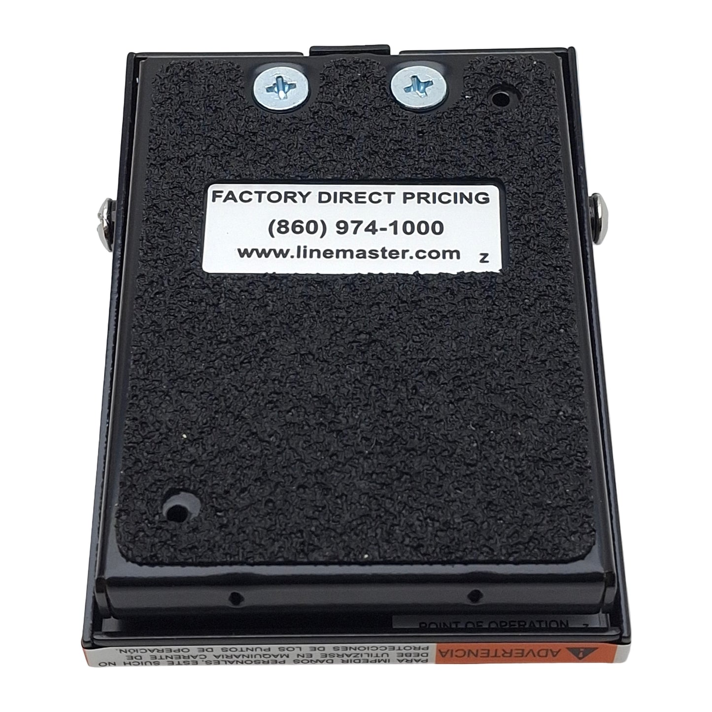 New Linemaster T-91-S Treadlite II Momentary Foot Pedal Switch 15A 125-250VAC, 1/2HP