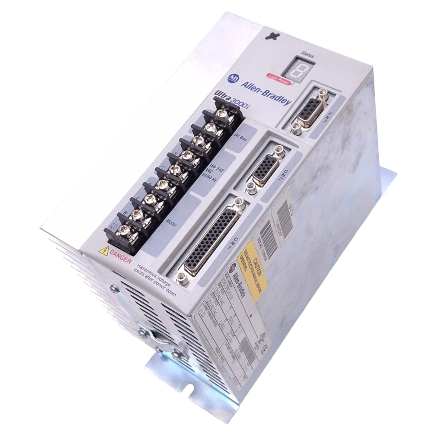 Used Allen Bradley 2098-DSD-010X Ultra3000i Digital Servo Drive, 120/240VAC, 1kW Max