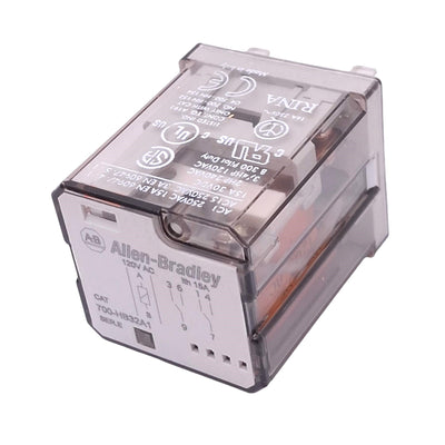 Used Allen Bradley 700-HB32A1 Relay, DPDT 8-Pin, 15A 30VDC Max, 120VAC Coil