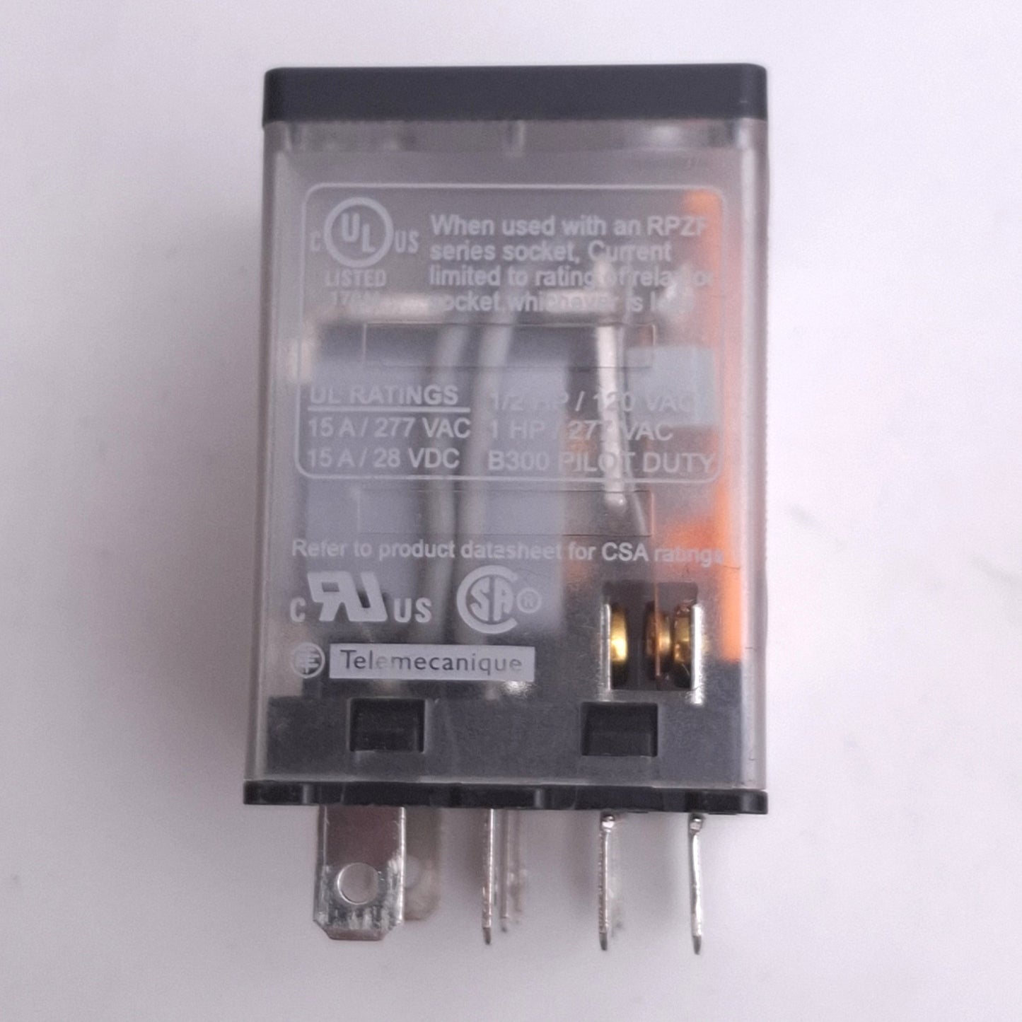 New Lot of 4 Schneider Electric RPM31F7 Zelio Relays, 11-Pin, 15A Max, 120VAC Coil
