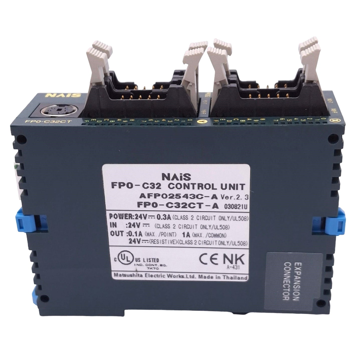 Used Nais FP0-C32CT-A AFP02543C-A Control Unit for Motion Control, 32-Channel, 24VDC
