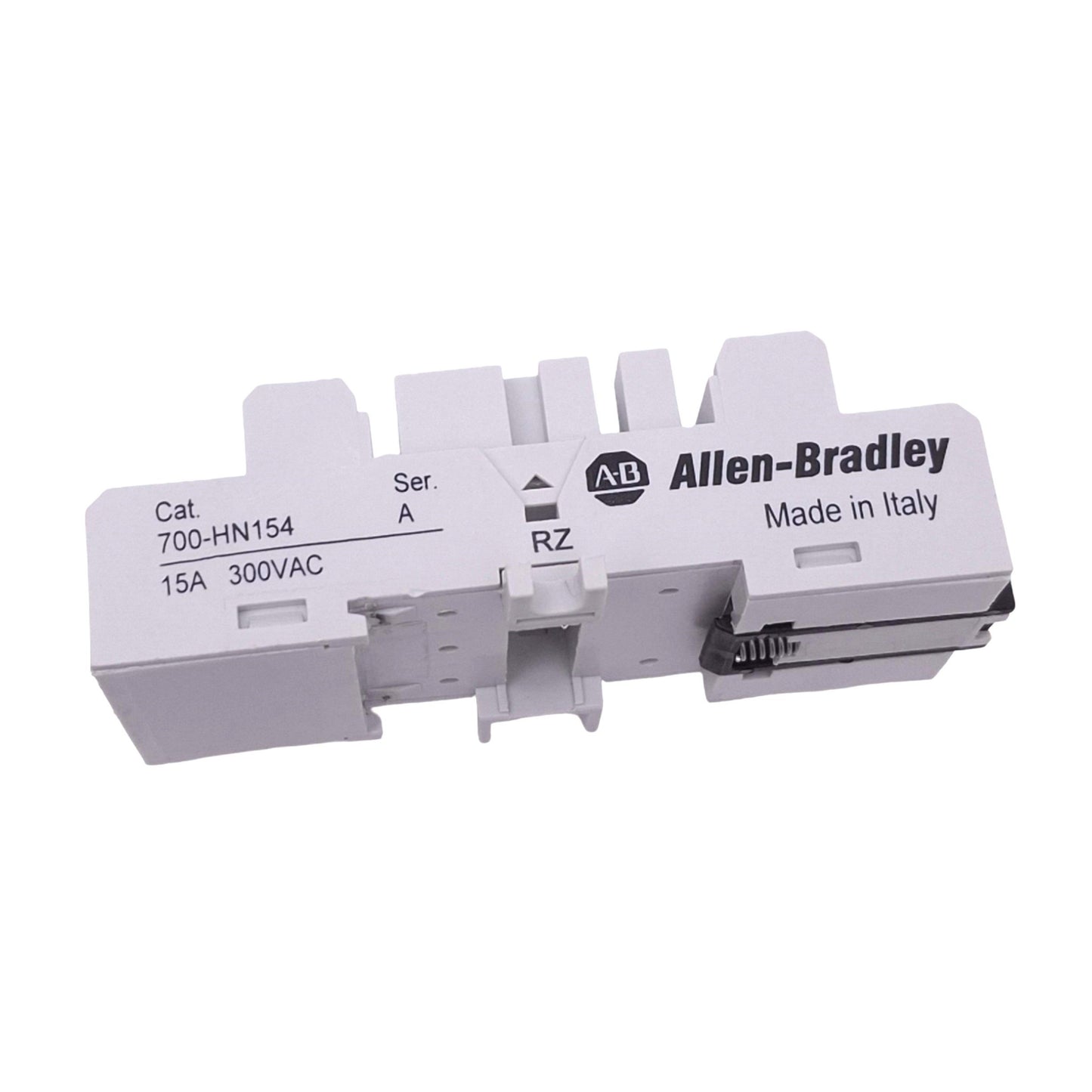 Used Lot of 2 Allen Bradley 700-HN154 Relay Sockets, 11-Pin Blade, 15A 300VAC Max