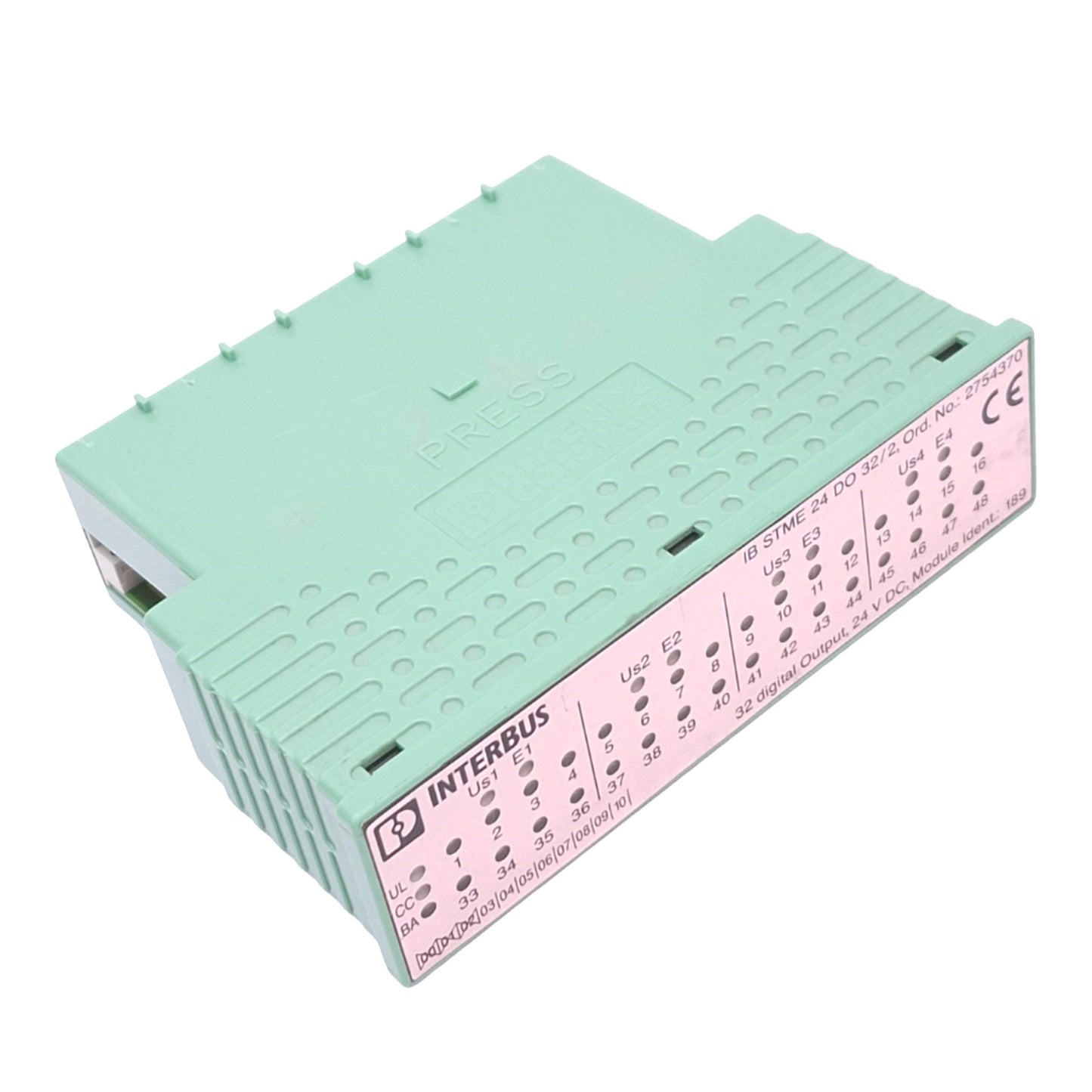 Used Phoenix Contact 2754370 InterBus Digital Output Module, 32-Channel, 24VDC