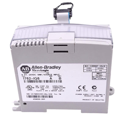 Used Allen Bradley 1762-IQ8 MicroLogix1200 DC Input Module, 8-Point, 10-30VDC Max