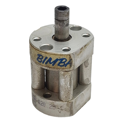 Used Bimba FOR-020.25 Flat-1 Pneumatic Cylinder, ø9/16in Bore, 0.25in Stroke, #10-32